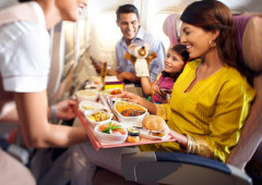 jedlo v lietadle